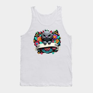 3d cat shirt Tank Top